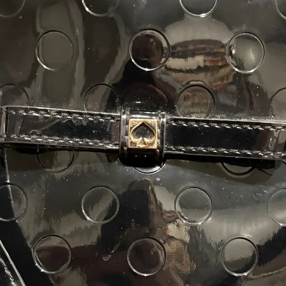 Kate Spade Shiny Black Tote Bag - Picture 2 of 8